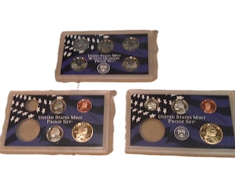 2003S State Quarters Proof Set, 2004 4-Coin Set, San Francisco Mint