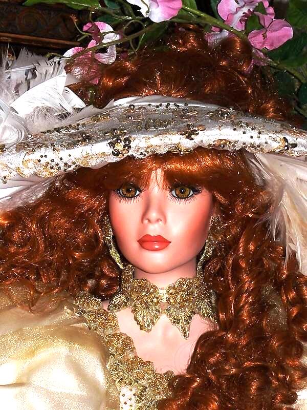 Topaz Rustie Porcelain Doll: 34
