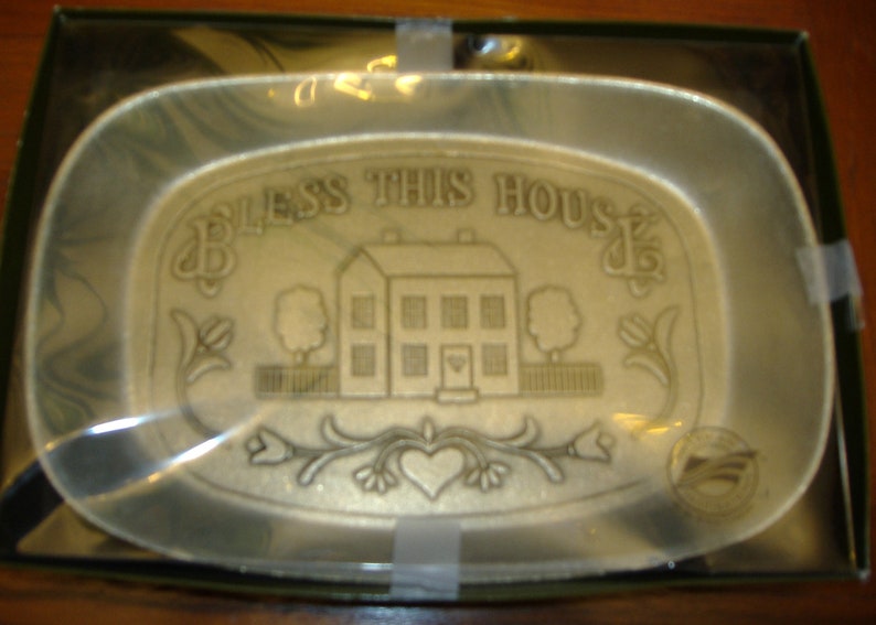 1984 New Old Stock-Pewter Tray New in Box w. image 0