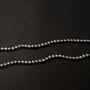 Honora Midnight Blue/Black 18-Inch Single Strand Cultured Pearl Necklace Sterling Silver Clasp image 2