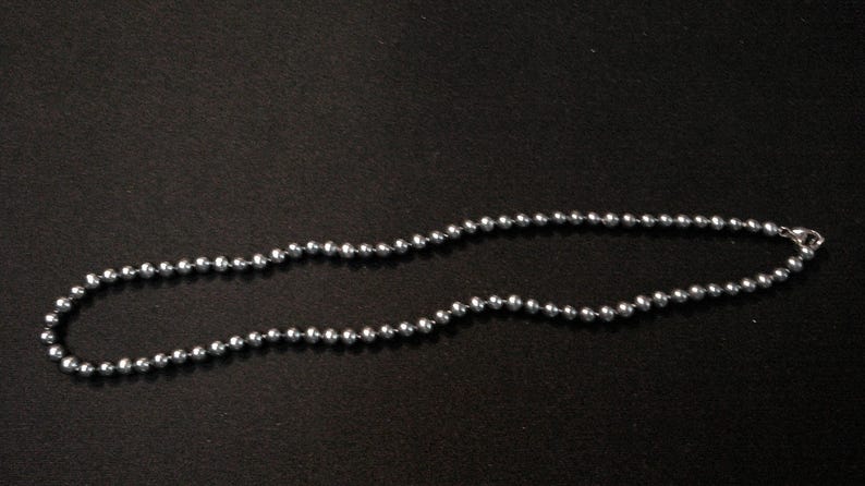 Honora Midnight Blue/Black 18-Inch Single Strand Cultured Pearl Necklace Sterling Silver Clasp image 2