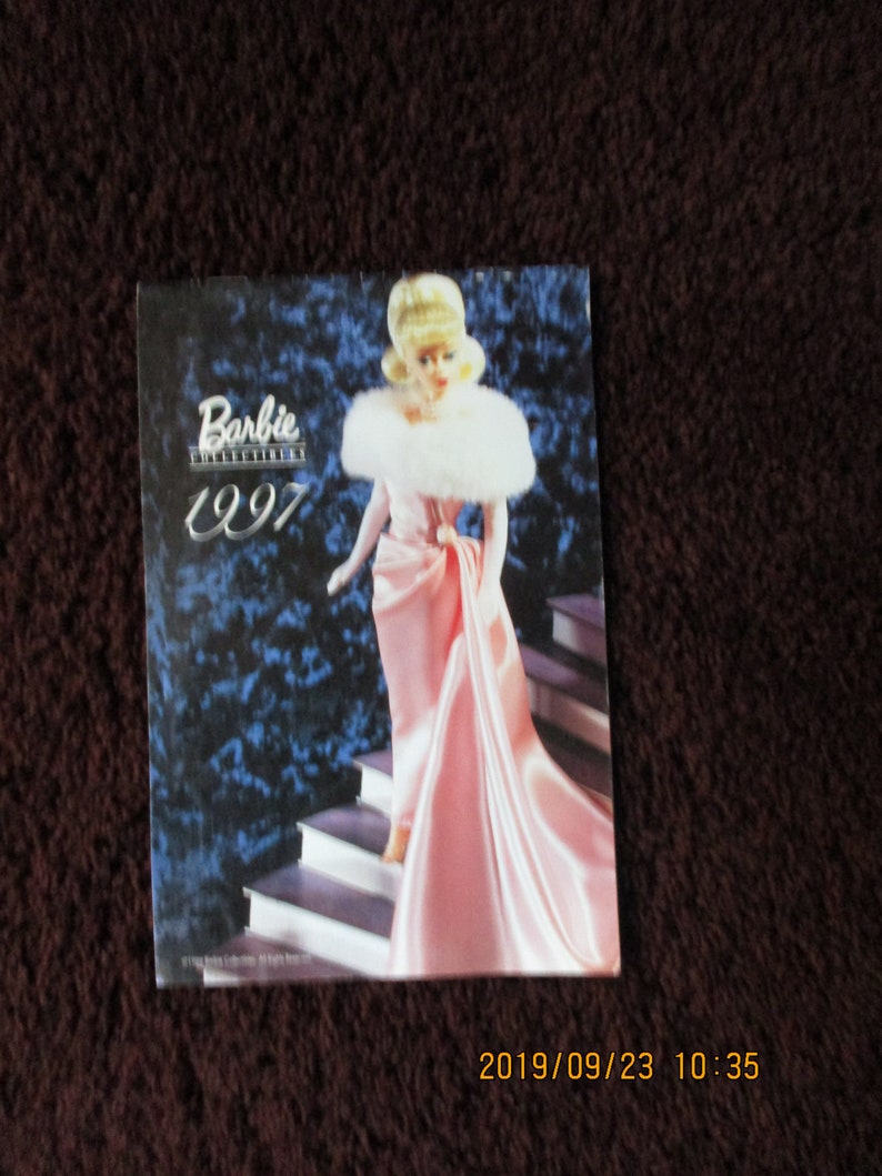 1997 Barbie Calendar  8 Full Color Photos from Elegance to image 0
