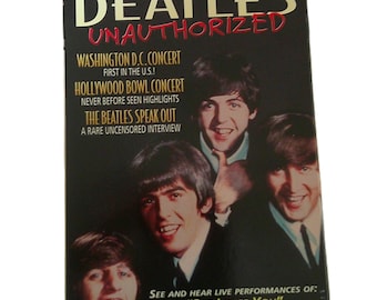 The BEATLES RARE Collectible VHS Featuring 2 Concerts 1964-1966 and an Uncensored Interview