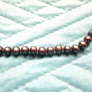 Honora Midnight Blue/Black 18-Inch Single Strand Cultured Pearl Necklace Sterling Silver Clasp image 3