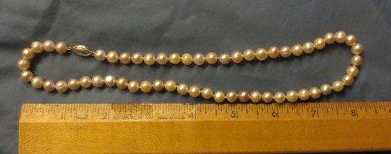 Honora 18" Single Strand of Pearls-White and Very… - image 2