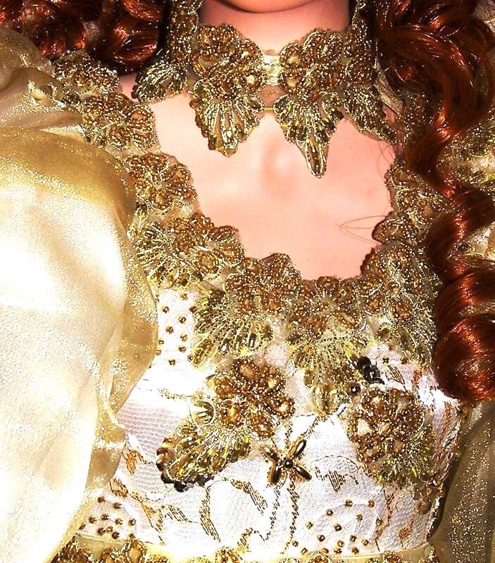Topaz Rustie Porcelain Doll: 34