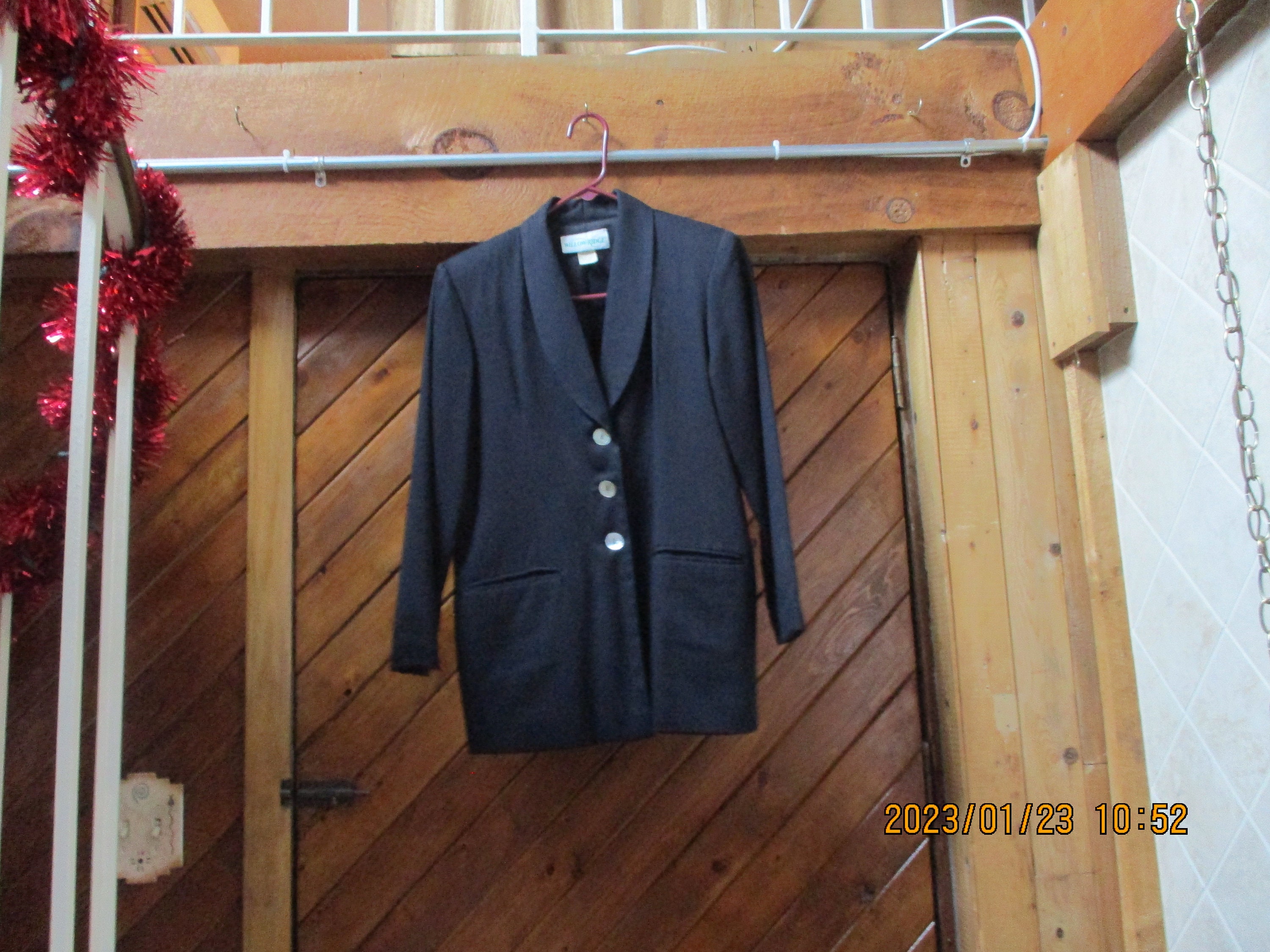 Round collar deals blazer