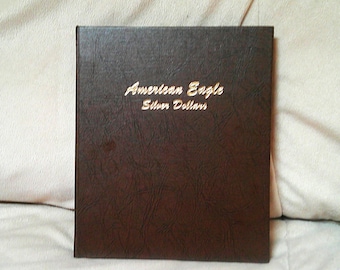 American Eagle Silver Dollars Coin Holder Book for 1986 to 2021 or Older Coins
