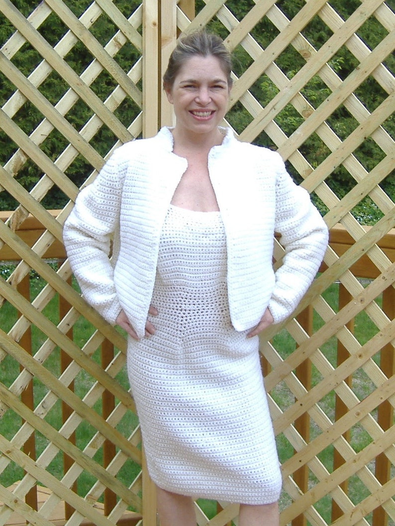 FREE SHIPPING  New Old Stock  Dress Suit in Brushed Acrylic image 0