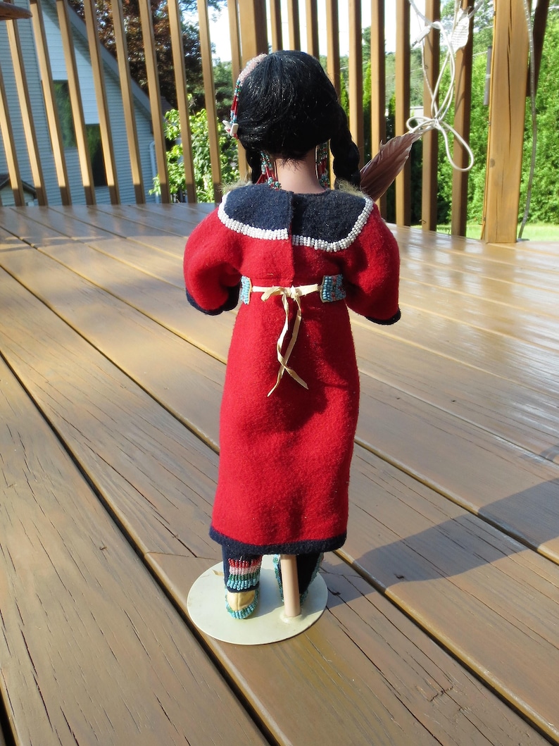 Seven Elk 1992 Native American Crow Bride Doll 16 Inch Porcelain Doll