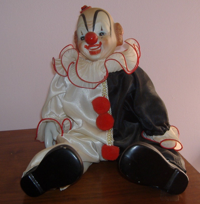 MARKED DOWN 30% 84 Actor Dom DeLuise  Musical Clown Doll image 0