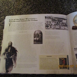 The Native American Experience Hard Cover Book, Historical Copy Letters, Maps, Heavy Weight Glossy Paper, Educational Exc Collectible Gift image 7