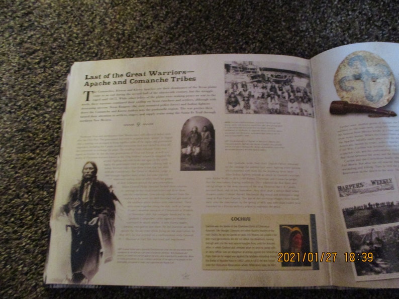 The Native American Experience Hard Cover Book, Historical Copy Letters, Maps, Heavy Weight Glossy Paper, Educational Exc Collectible Gift image 7