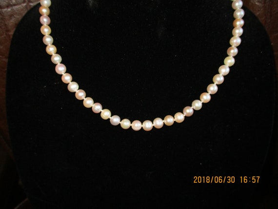 Honora 18" Single Strand of Pearls-White and Very… - image 5