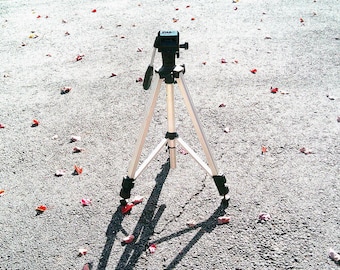 1972 Star 7075 Surveyor's Elevator Tripod Like New Condition Adjustable Feet Cast Aluminum Construction