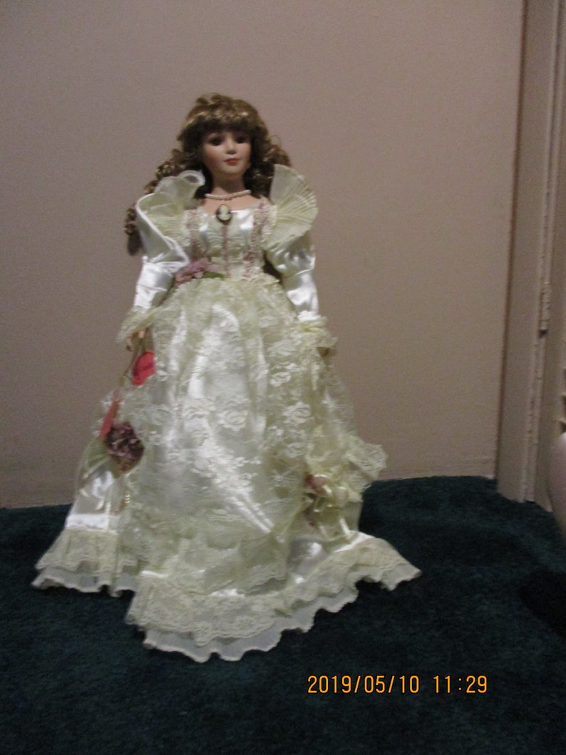 FREE SHIPPING  Collectible CAMILLE-19 In Porcelain Victorian image 1