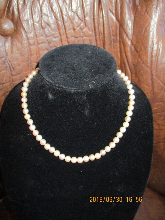 Honora 18" Single Strand of Pearls-White and Very… - image 3