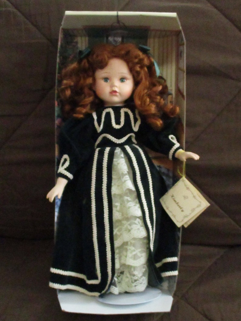 Christmas/St Patrick's Porcelain Doll Kimberly 16 Inches image 0