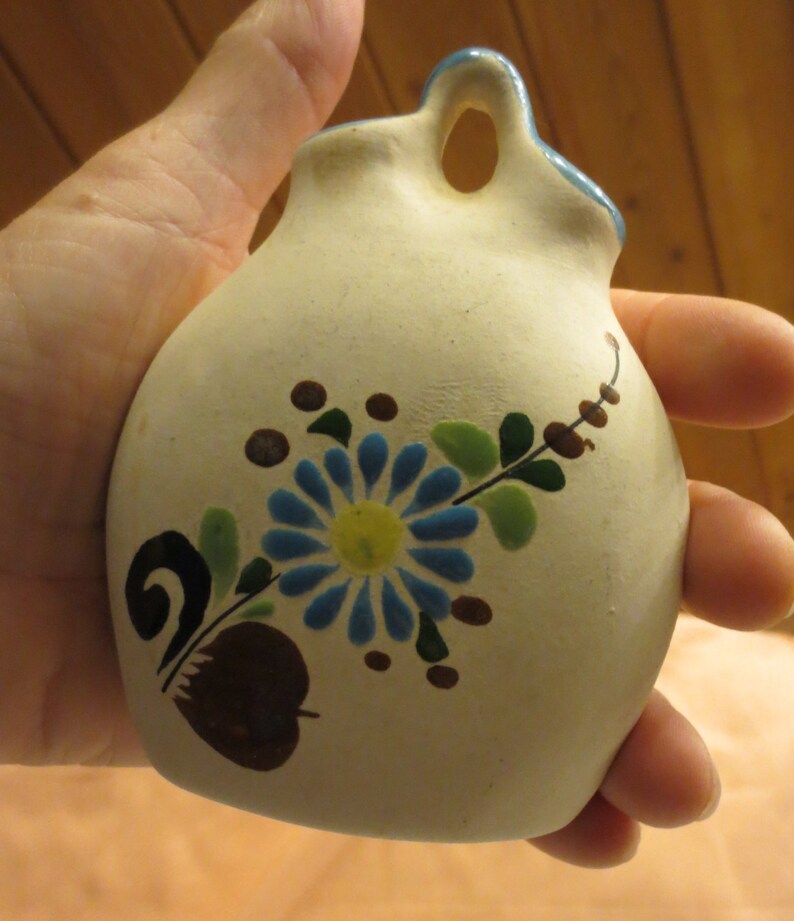 Artist Signed Navajo Unglazed Pottery Wedding Vase in Folk Art Etsy