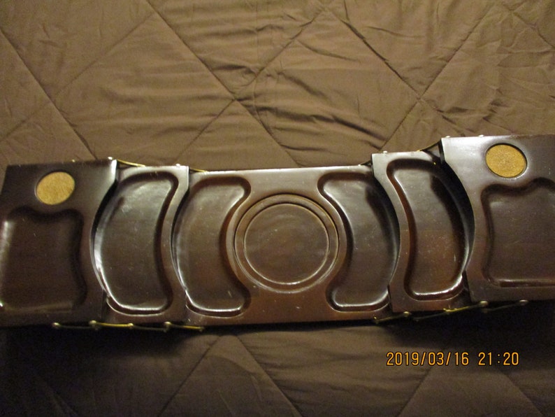 Meals in Bed or Watching TV  33.33% OFF 3 Secton Dark Wood image 0