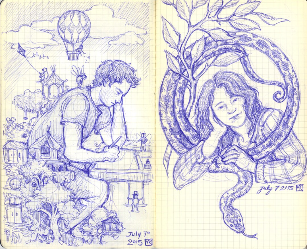 PDF Graph Paper Sketchbook (Download Now) Etsy