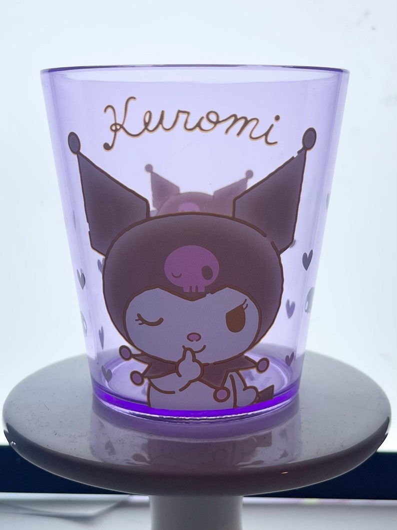 Daiso Sanrio Kuromi Drink Cup 260ml 8.5oz Etsy