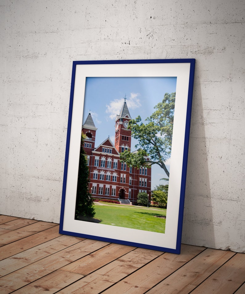 Samford Hall Auburn University, Auburn Alabama SEC, College Dorm Art, Graduate gift, Alumni gift War Eagle Photography Unframed image 2