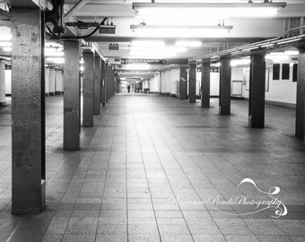 Subway | New York City | Black and White | Fine Art| Wall Art | NYC | Photography Unframed | Print