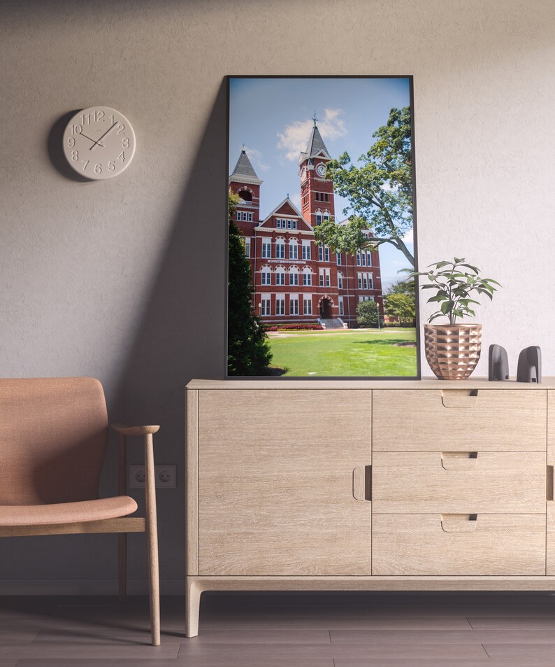 Samford Hall Auburn University, Auburn Alabama SEC, College Dorm Art, Graduate gift, Alumni gift War Eagle Photography Unframed image 5