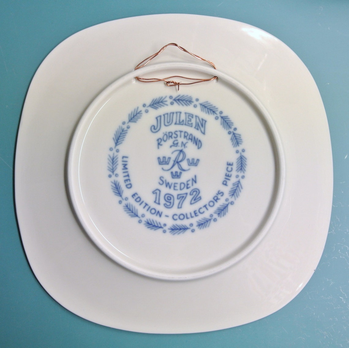 Lovely Swedish Vintage Rörstrand Porcelain Plate From 1972 - Etsy