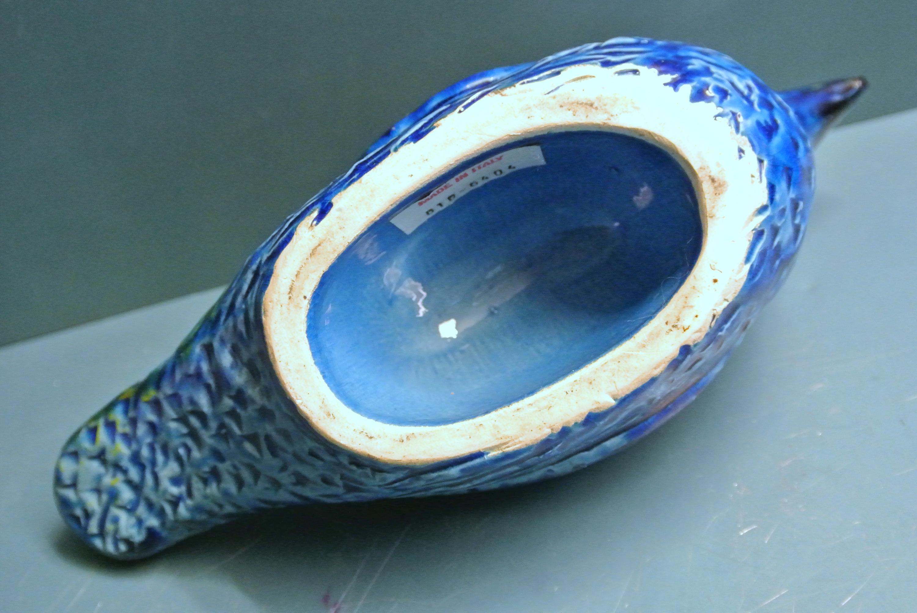 Vintage 1960s Rimini Blue Bitossi Ceramic Bird Figurine - Etsy