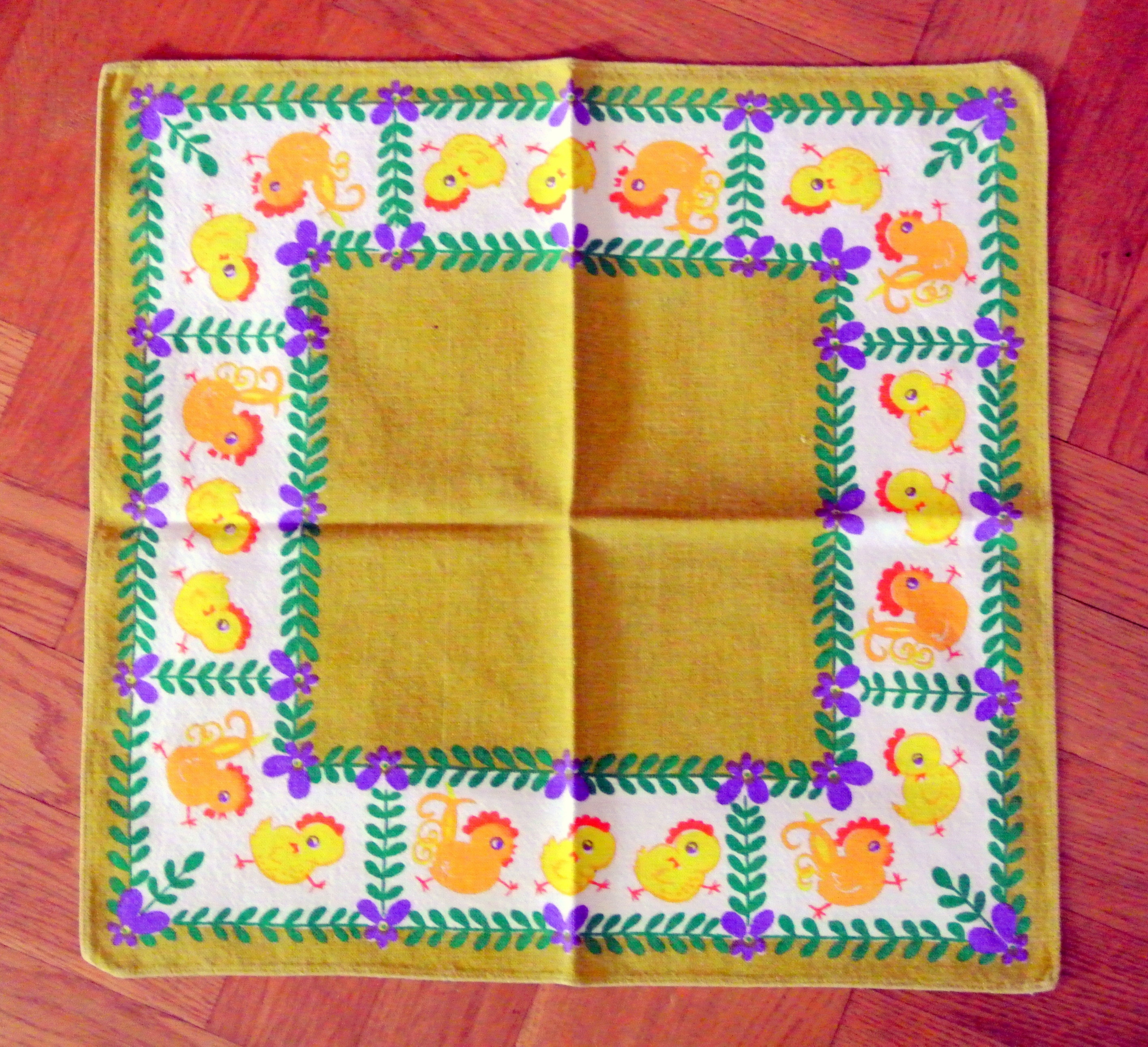 1950年代 イタリア空軍 テーブルクロスとナプキンセット 刺繍 手刺繍テーブルクロス ナプキン セット - メルカリ