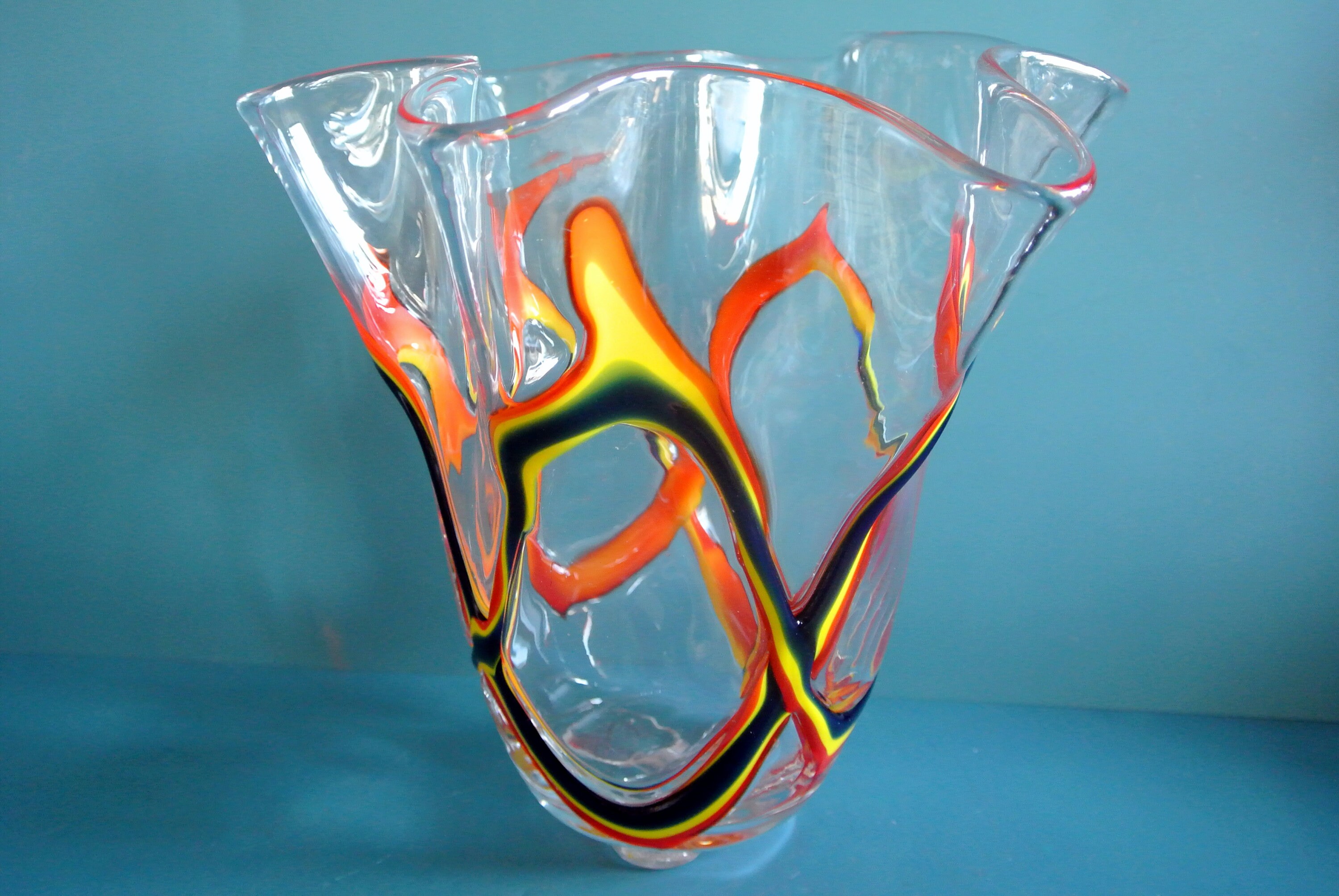 1990年代のスウェーデン製ヴィンテージガラスアートSEA Glasbruk