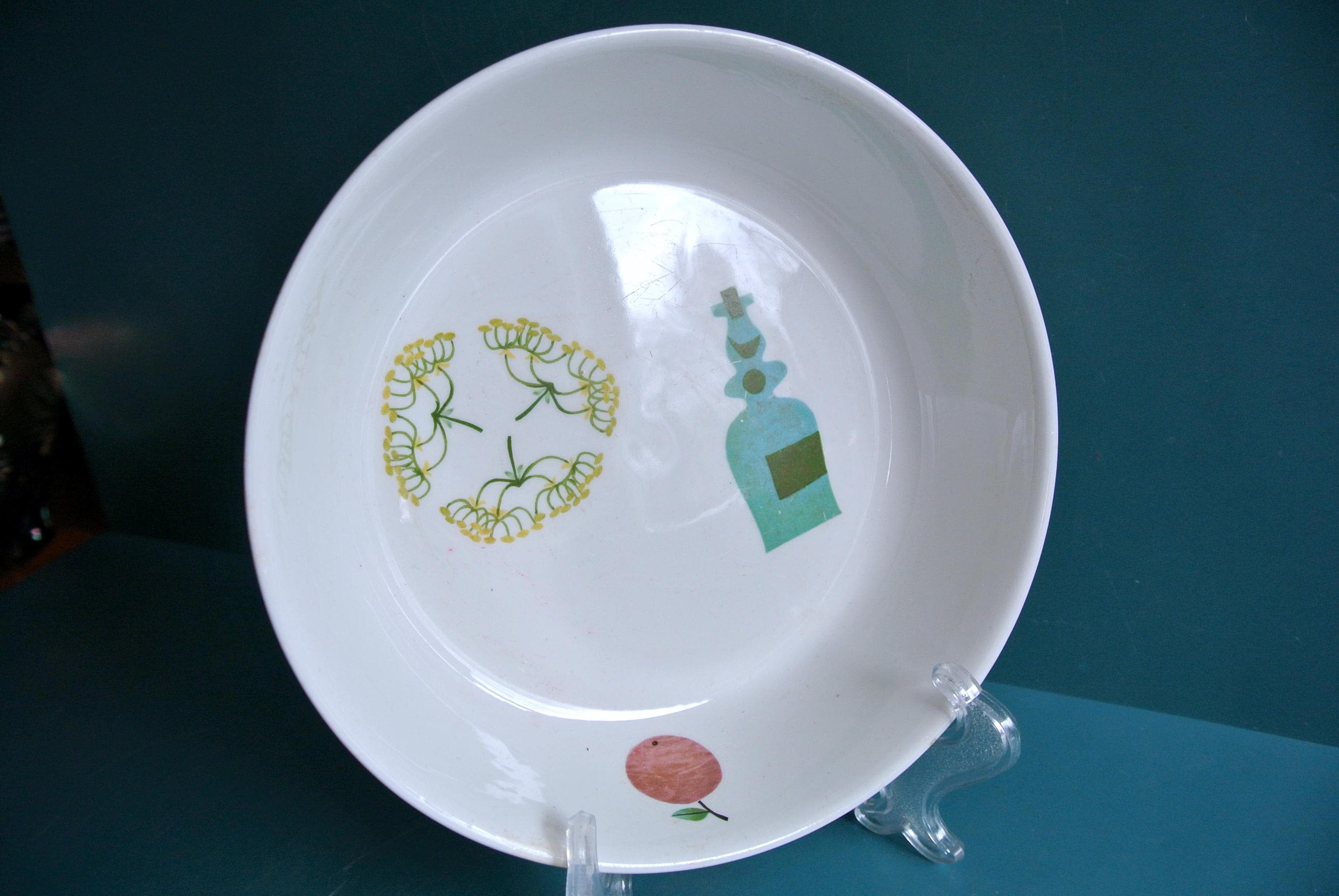 Vintage Stig Lindberg Gustavsberg PYNTA Bowl: 1970s Swedish