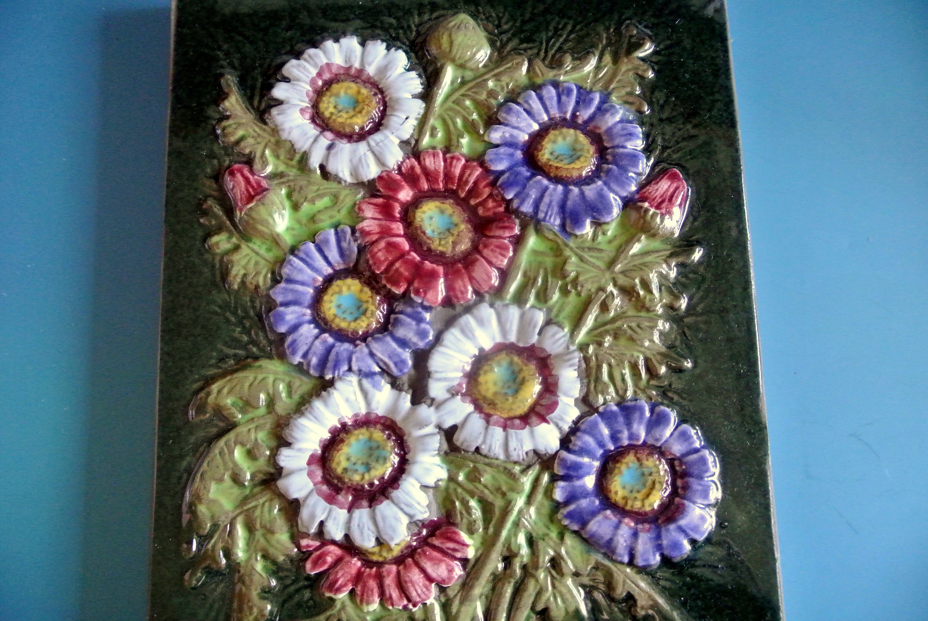 Vintage 1960s Swedish Ceramic Flower Wall Plaque by Aimo - Etsy