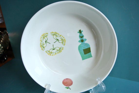 Vintage Stig Lindberg Gustavsberg PYNTA Bowl: 1970s Swedish