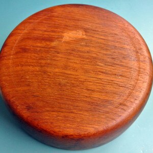 Larger vintage 1960s TEAK wood salat bowl image 3