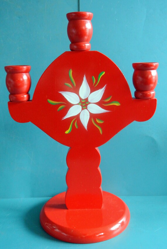 ヴィンテージスウェーデン製クリスマスキャンドルホルダー