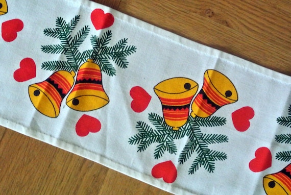 スウェーデン クリスマス テーブルセンター/テーブルランナー ヴィンテージ 北欧スウェーデンのヴィンテージクロス/テーブルセンター