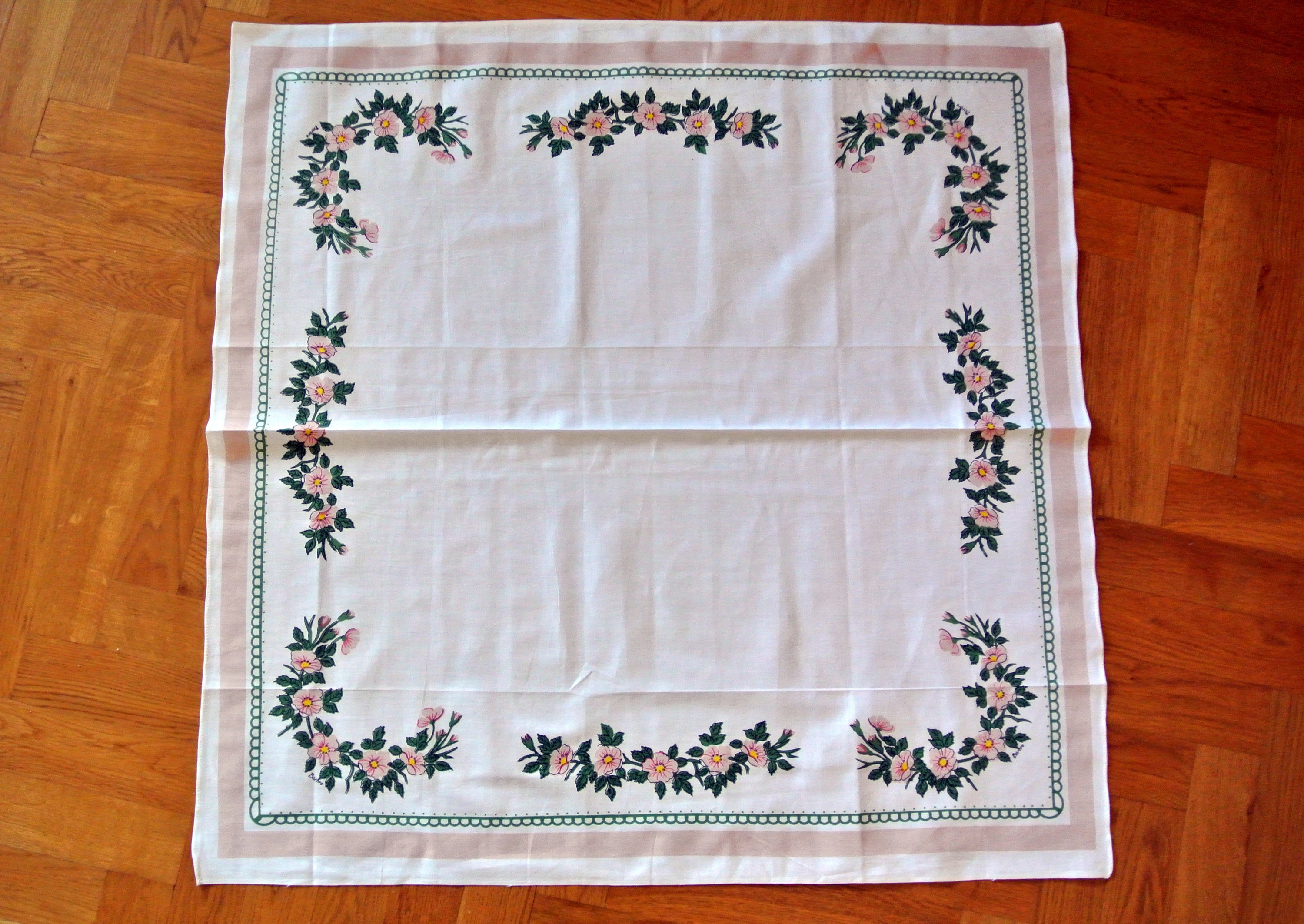 Swedish Vintage 1970s Unused Printed Cotton Barbro Design