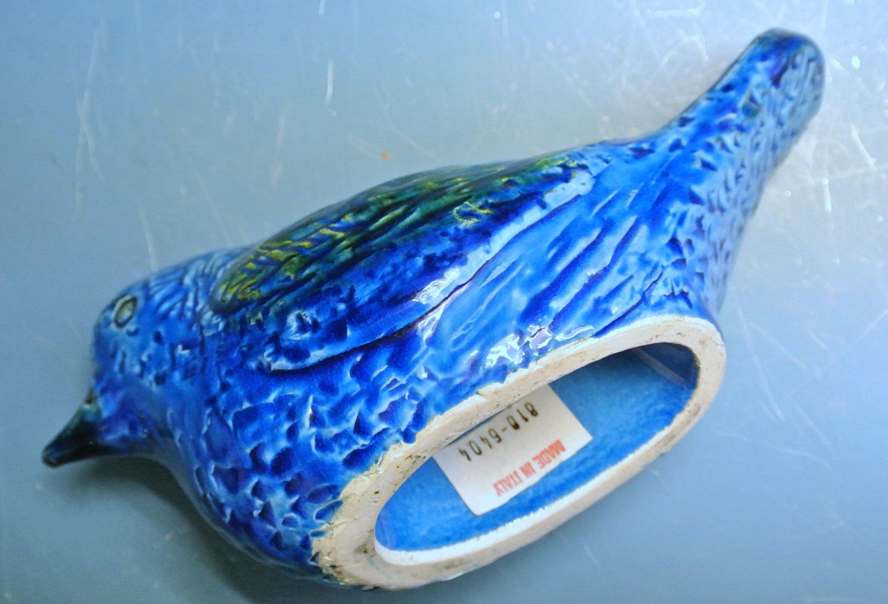 Vintage 1960s Rimini Blue Bitossi Ceramic Bird Figurine - Etsy