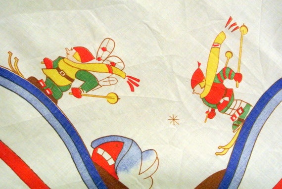 スウェーデン 北欧 クリスマス テーブルクロス ヴィンテージ スウェーデン 北欧 クリスマス テーブルクロス ヴィンテージ 赤