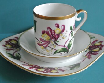 Swedish Retro Vintage 1960s Hackefors Porcelain Fabric