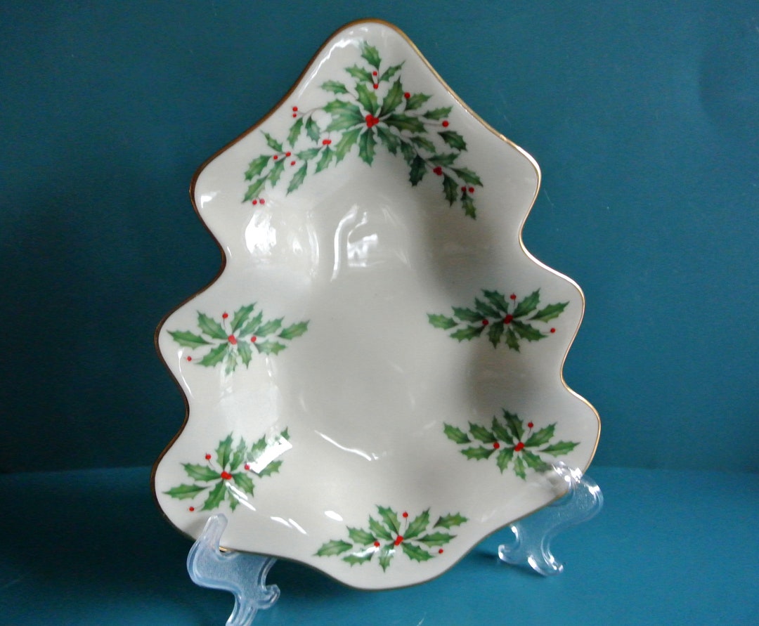 USA LENOX Factory Vintage 1950s Christmastreeshaped Etsy