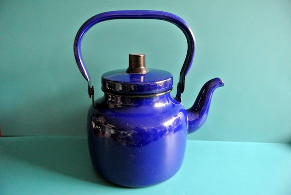 NORDISK エナメルケトル ブルー Vintage Sweden Swedish Kockums Cobalt Blue Enamel Tea-pot/ Coffe