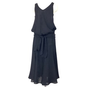 Vintage Carole Little lagenlook dress 8 to 10 black image 1