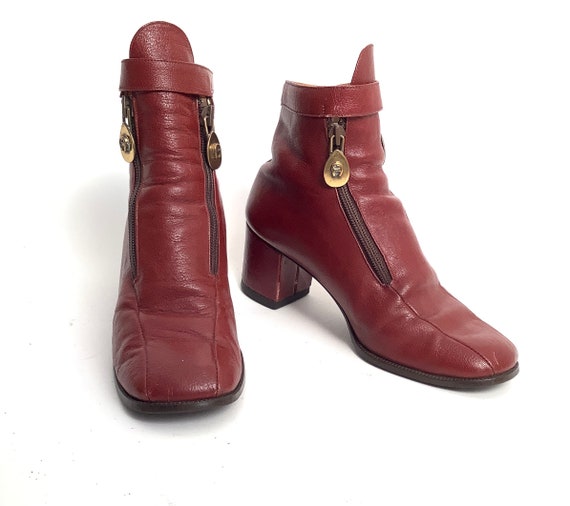 60s Mod Etienne Aigner ankle boots booties rare r… - image 2