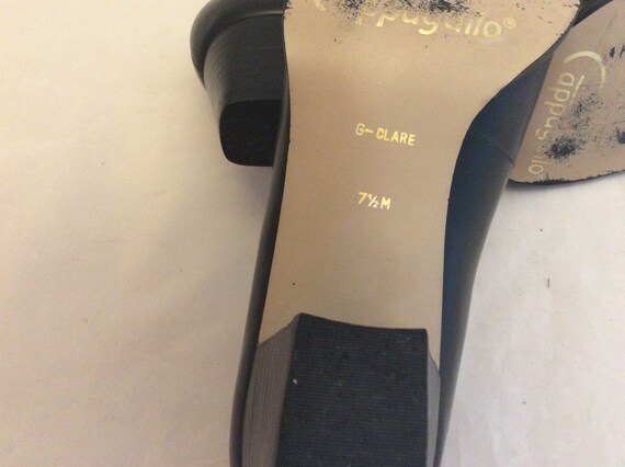 Pappagallo vintage mod chunky block heel shoes pu… - image 6
