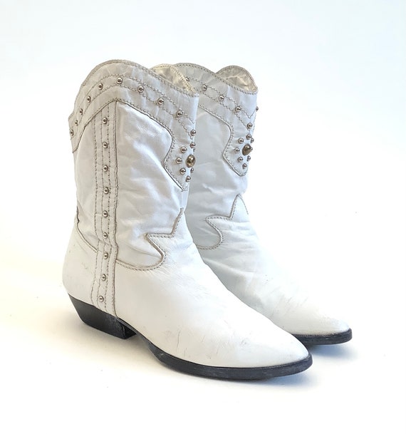 Damen Cowboy Boots Retro Stiefeletten Cowboystiefel Western Schuhe Ankle Boots 