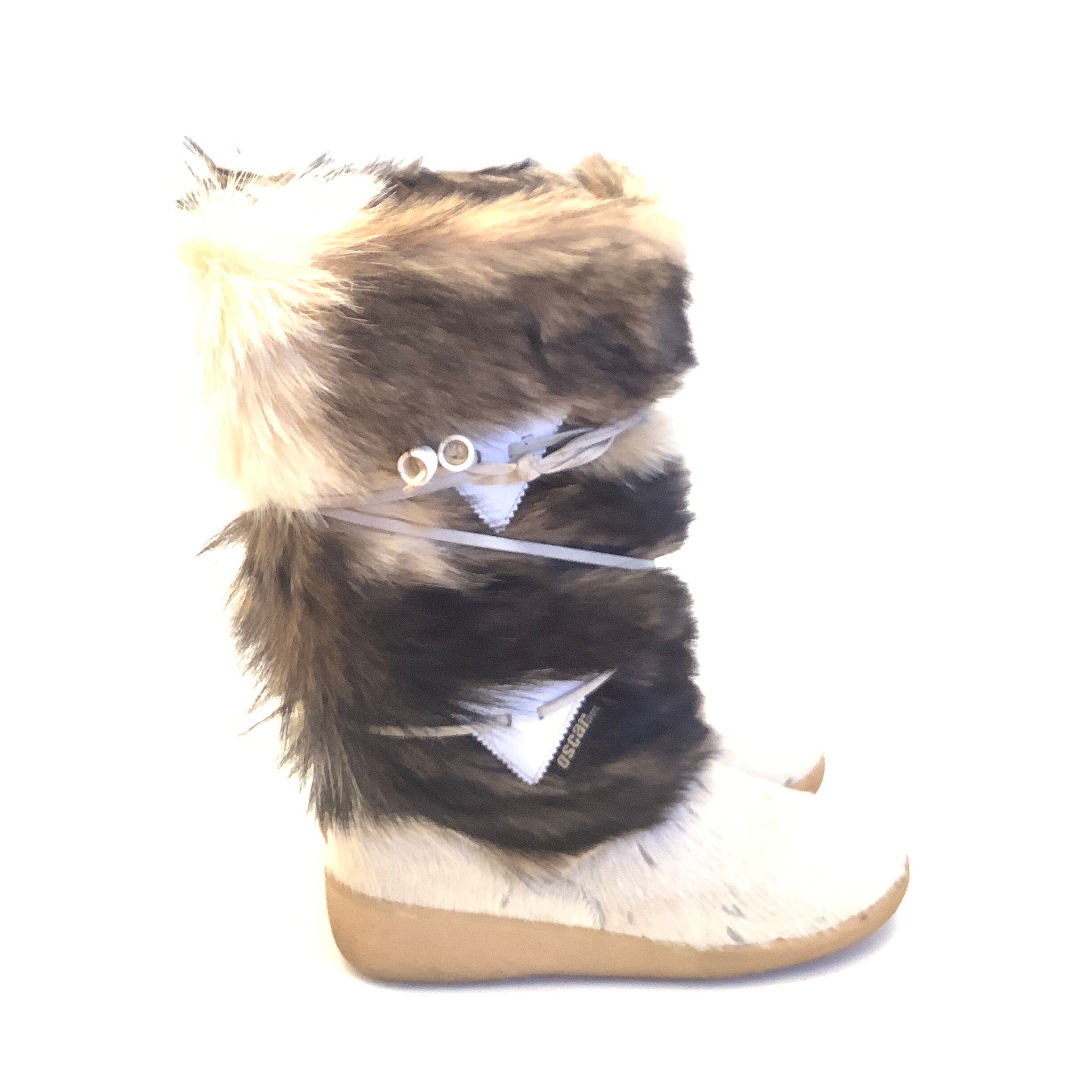 Eskimo Boots Retro Fur Boots Snow Winter Funky Harsh Weather - Etsy